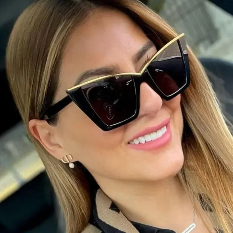 Cat Eye Square Retro Shades