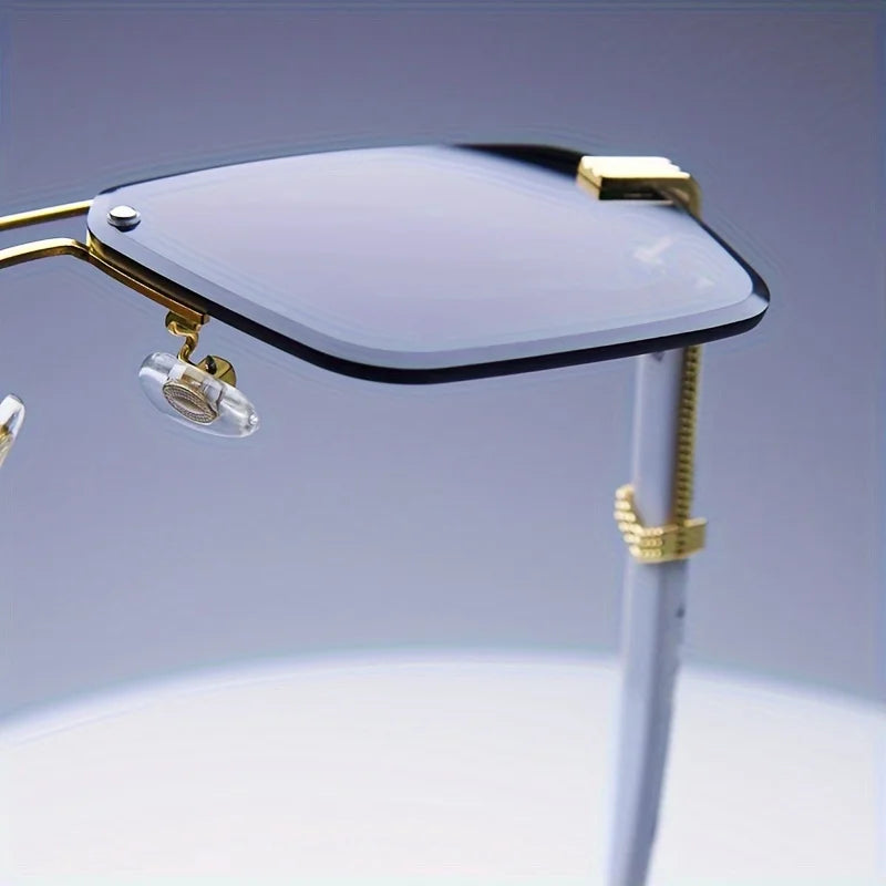 Rimless Classic Small Square Traveling Shades