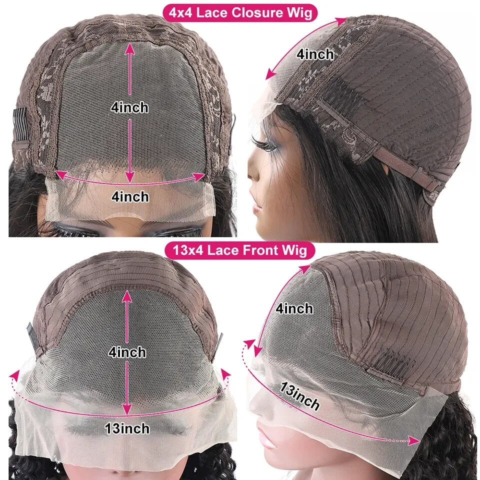 Brazilian Pre Plucked Lace Closure Wig