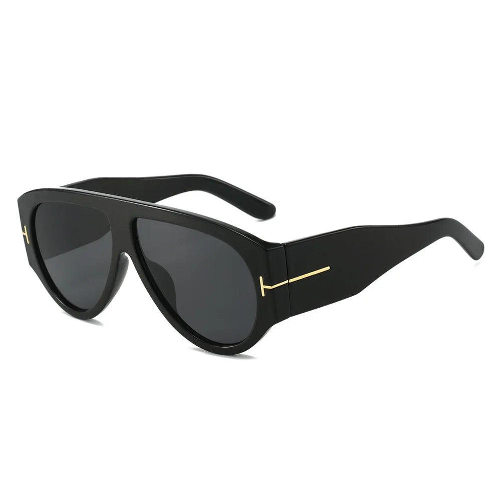 Fashion Pilot Sunglasses Women Brand Designer Large Frame Ins UV400 Ladies Shades Glasses