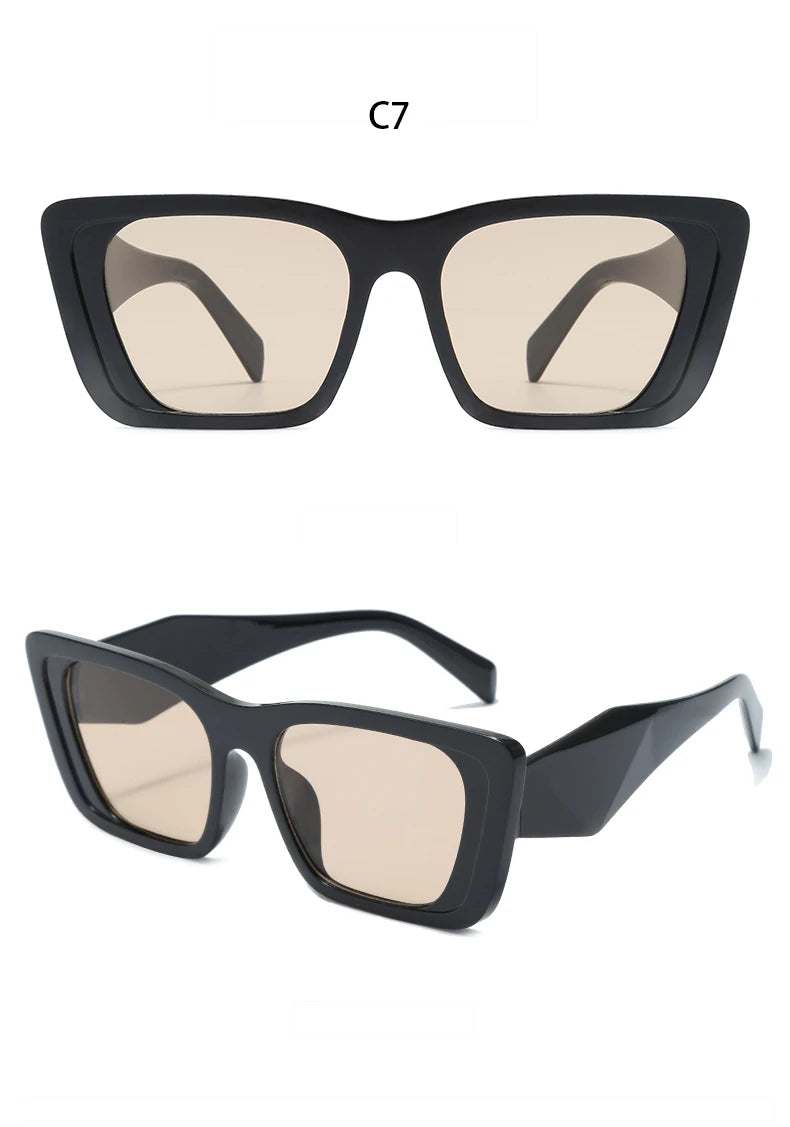 Square Retro Designer Vintage Shades