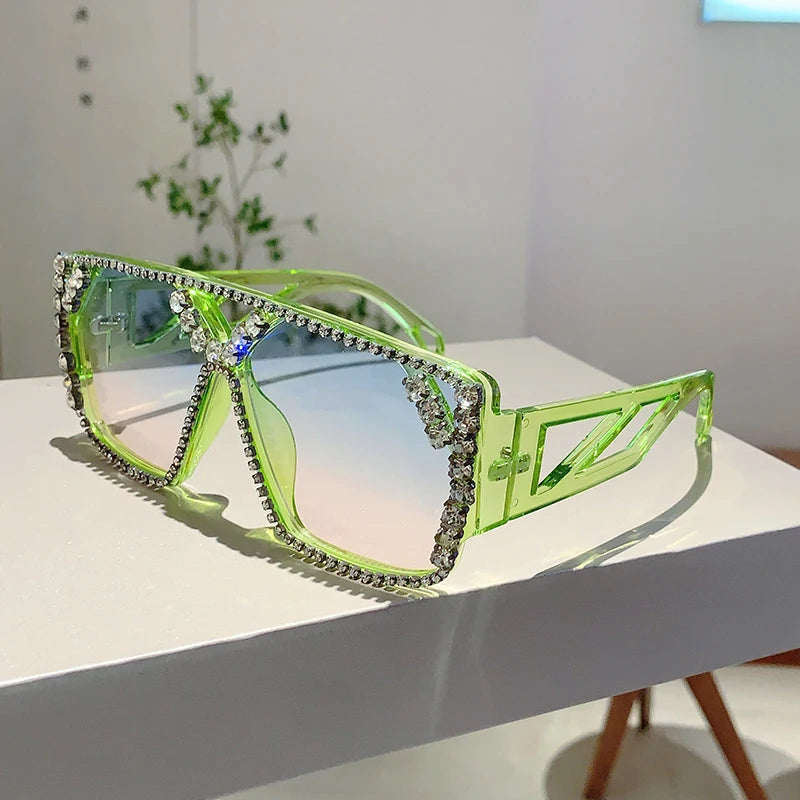Rhinestone Trendy Decoration Sun Shades