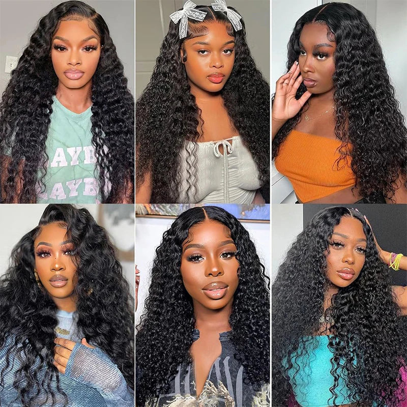 Water Wave 13x6 Lace Front Wigs Human Hair