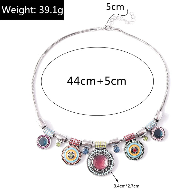 Bohemian Choker Collar Necklace