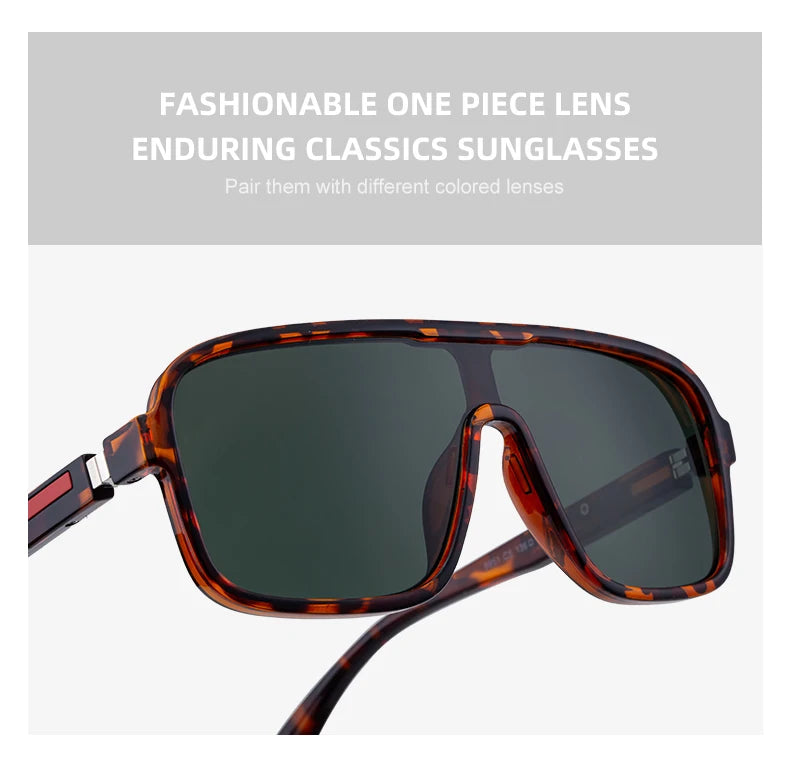 Oversized Polarized Square Shades