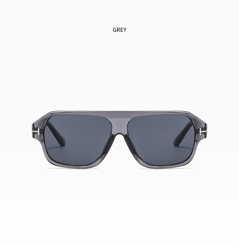 Designer Classic Rectangle Retro Sunglasses