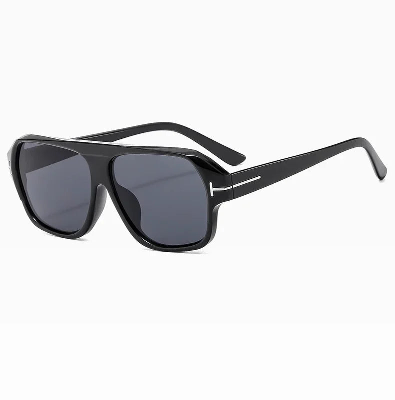 Designer Classic Rectangle Retro Sunglasses