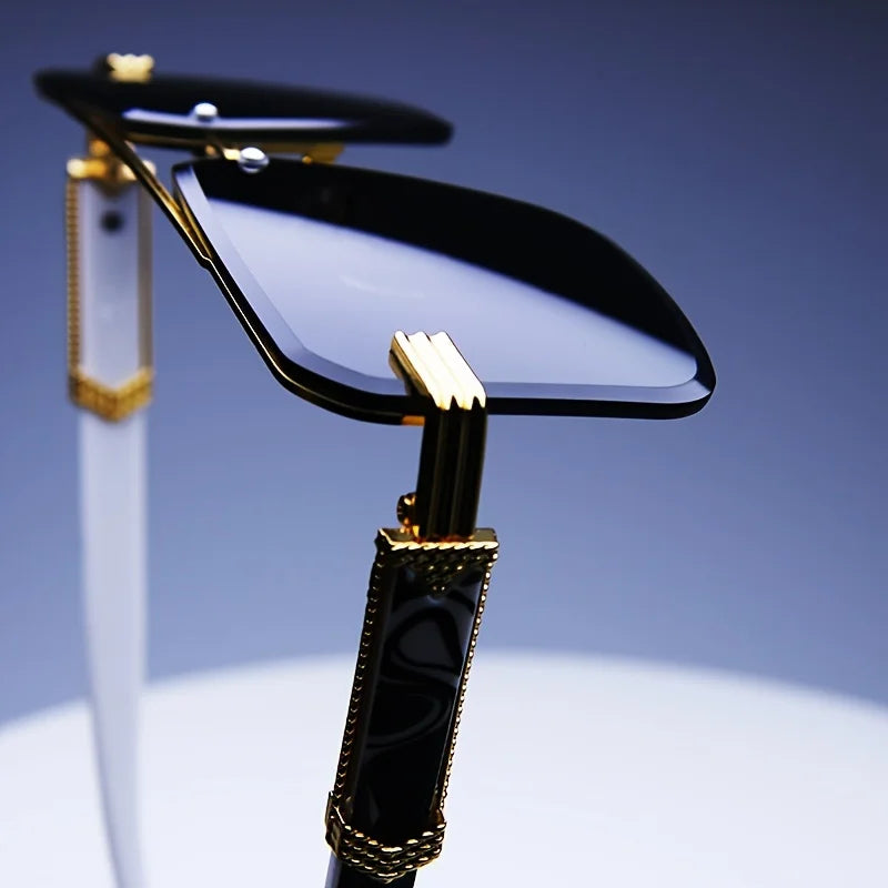 Rimless Classic Small Square Traveling Shades