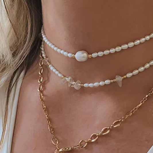 Baroque Natural Freshwater Pearl Necklace