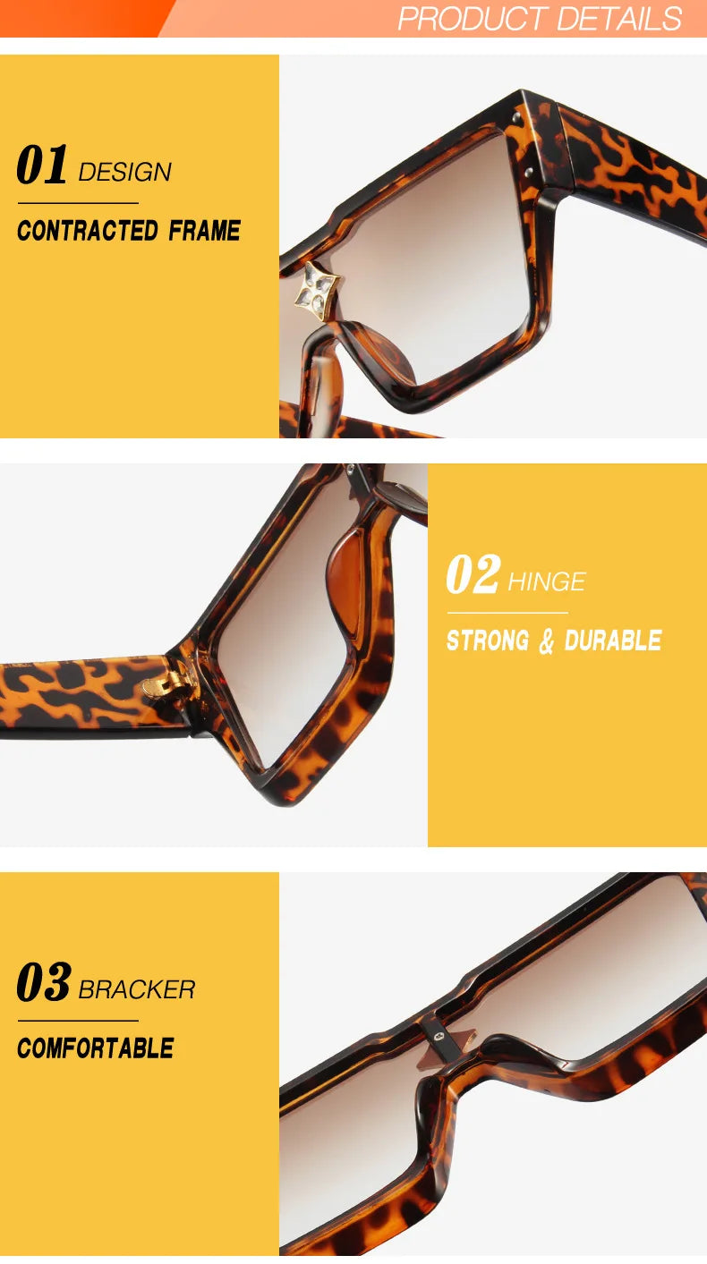 Stylish Cyclone Luxury Square Shades UV400