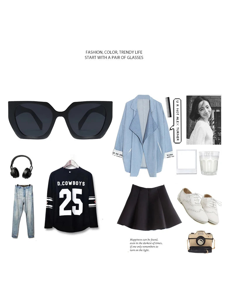 Square Retro Designer Vintage Shades