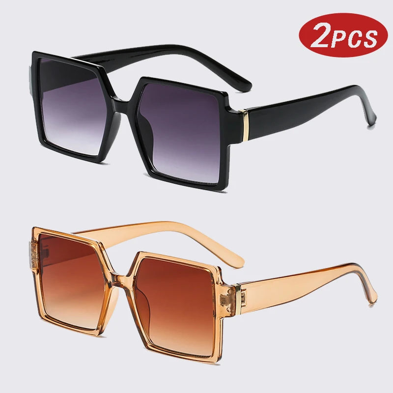 Vintage Fashion Gradient Eyeglasses