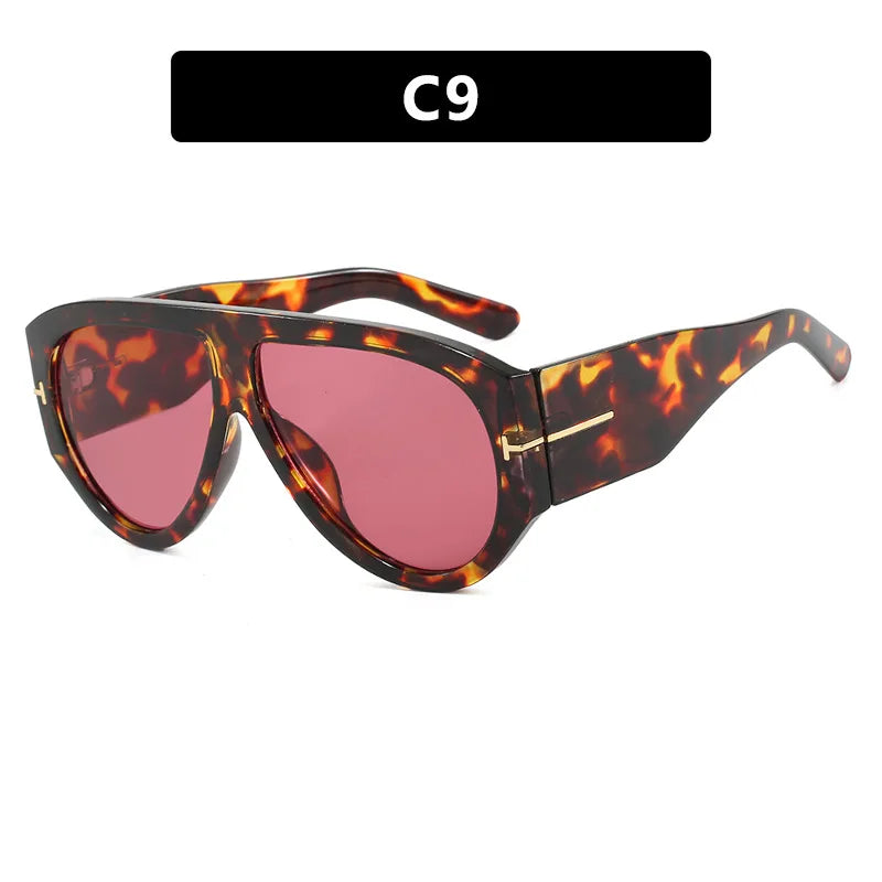 Oval Shape Trendy Street Shoot Shades - UV400