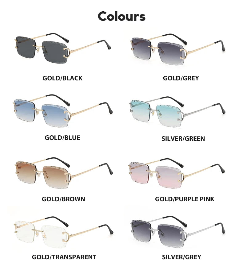 Square rimless street shot