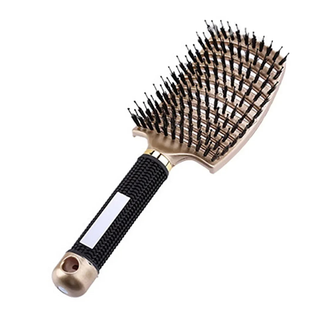 Nylon Bristle Scalp Massage Comb | Curly Detangler | Anti-Static Design