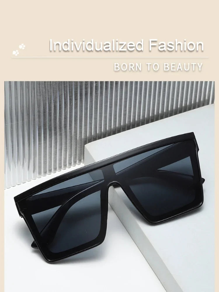 Retro cyberpunk Color Film Sunglasses