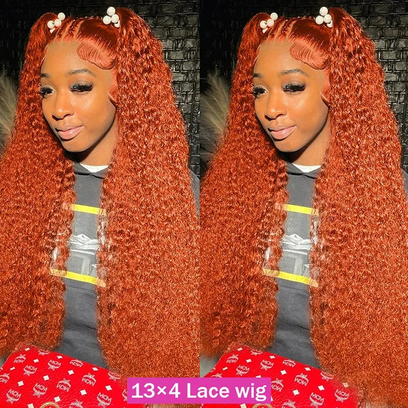 Brazilian Preplucked 13x6 HD Curly Lace Frontal Wig