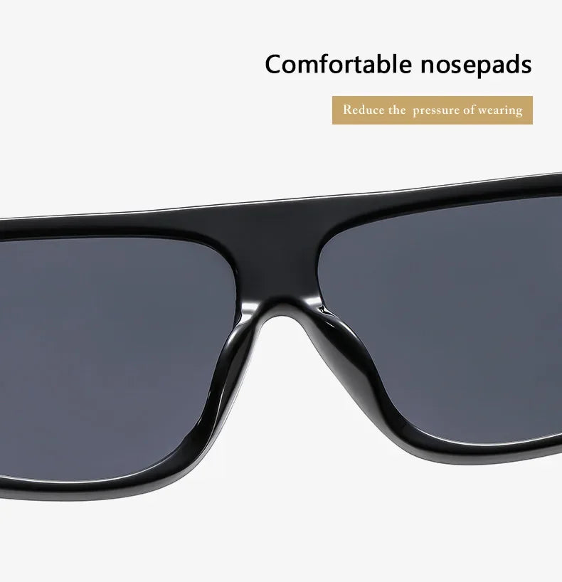 Designer Classic Rectangle Retro Sunglasses