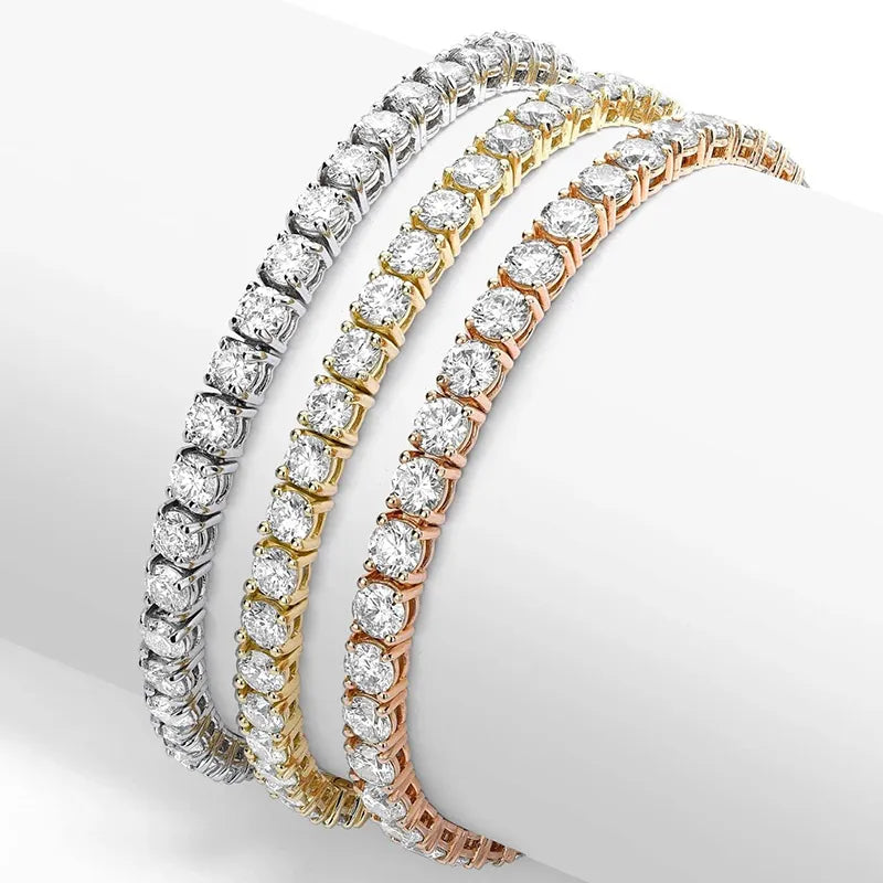 Moissanite 925 Silver Wedding Party Jewelry