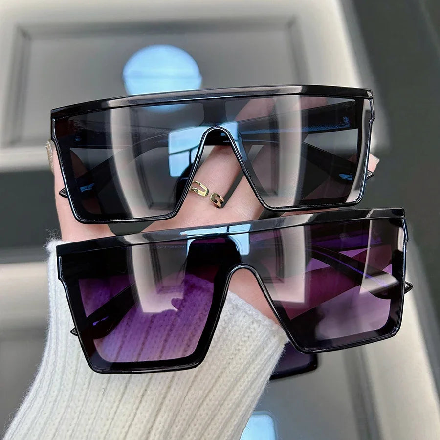 Punk Mirror Square Designer Retro Sunglasses