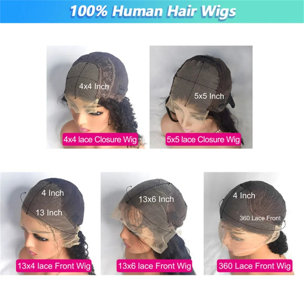 13x6 HD | 360 Lace Front | 4x4 Lace Closure Wig