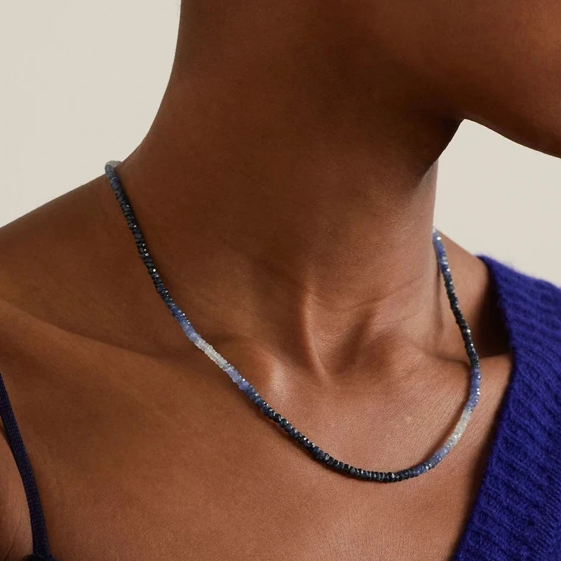 Tourmaline Natural Pearl Charm Gold-Colored Necklace