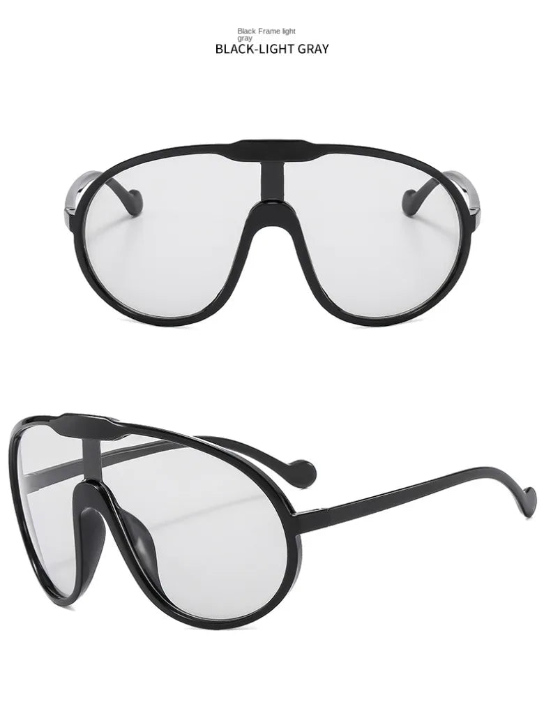 Trendy Oversized Pilot Sunglasses