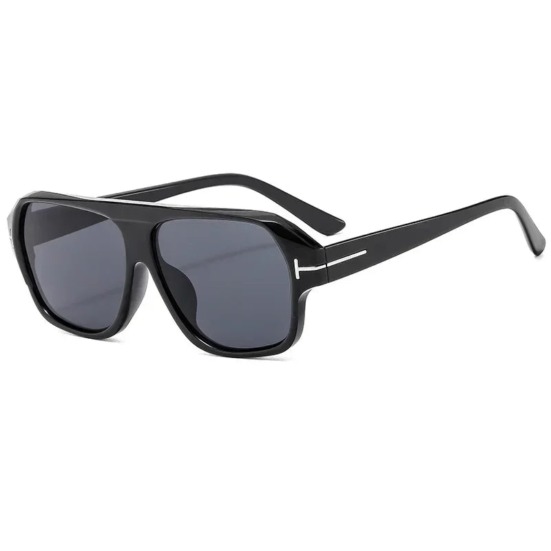 Designer Classic Rectangle Retro Sunglasses