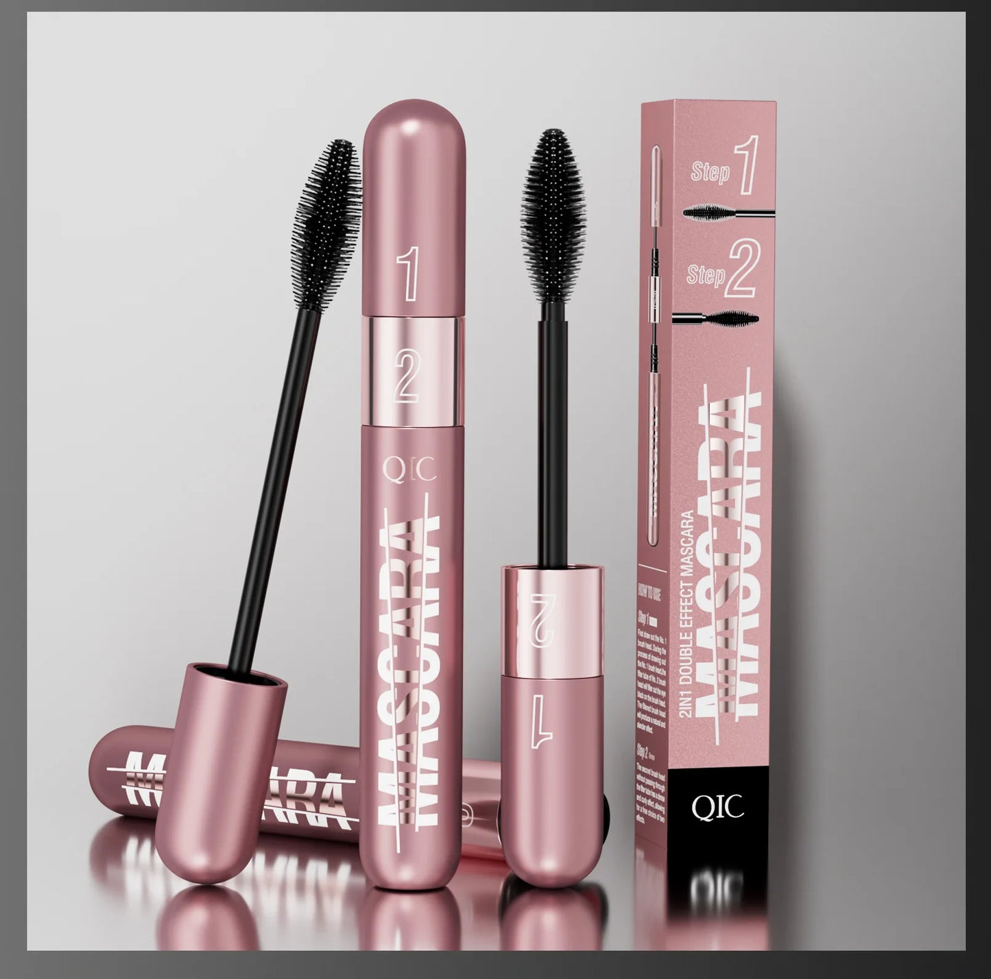 New rose gold double-effect mascara