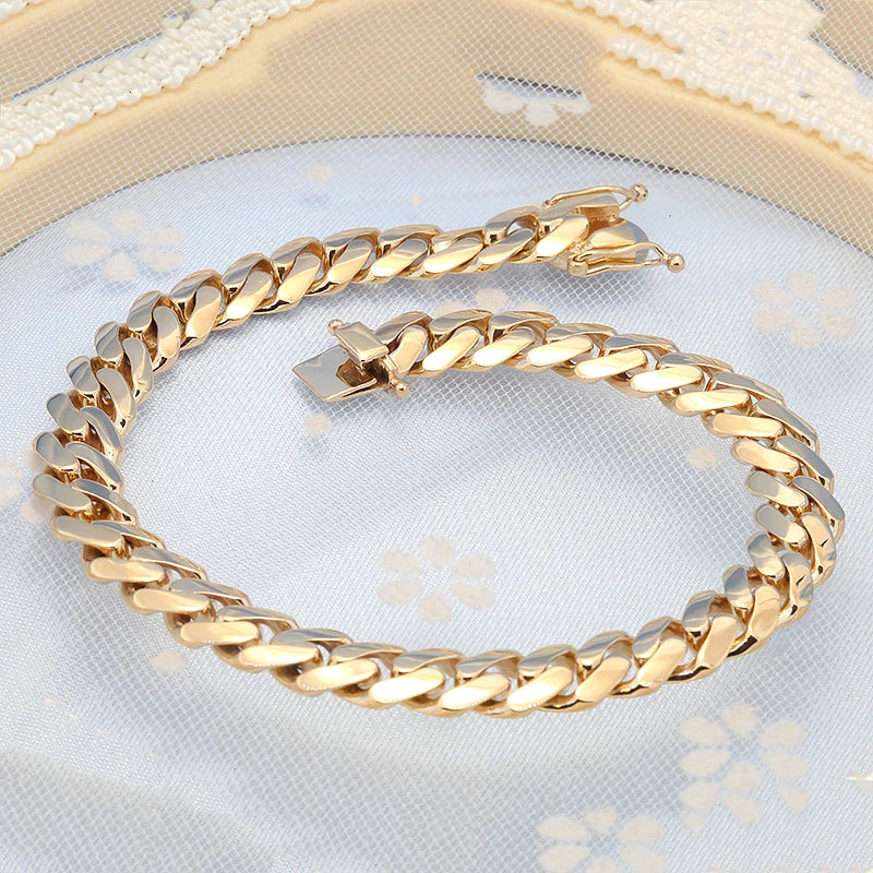 Miami Cuban 14K Gold - Jewelry Gift