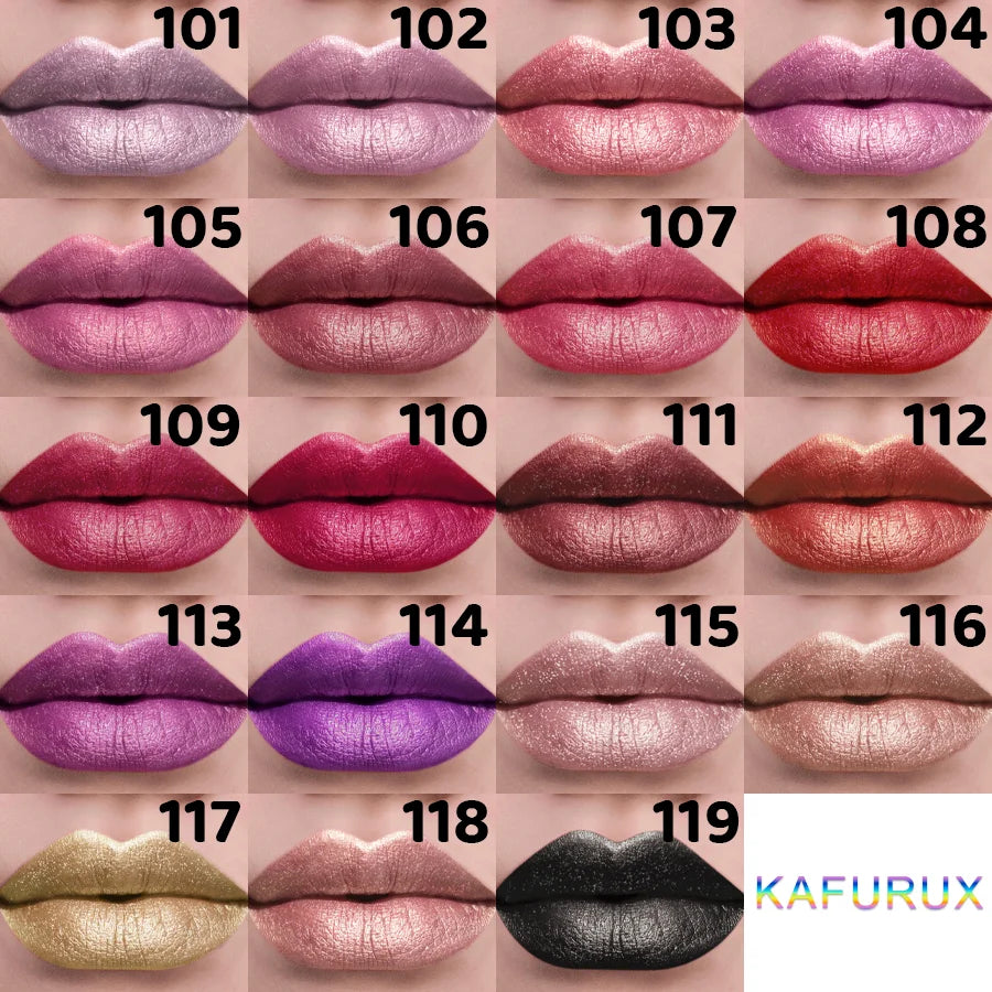 21Colors Bold & Intense Glitter Shiny Matte Lip