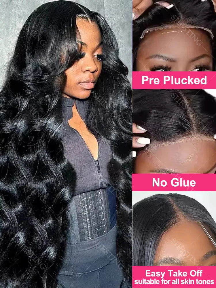 13x4 Body Wave Lace Front| 200% Water Wave Pre Plucked | 5x5 Closure Glueless