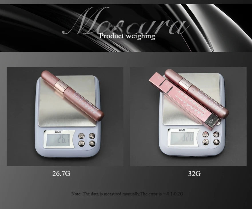 New rose gold double-effect mascara