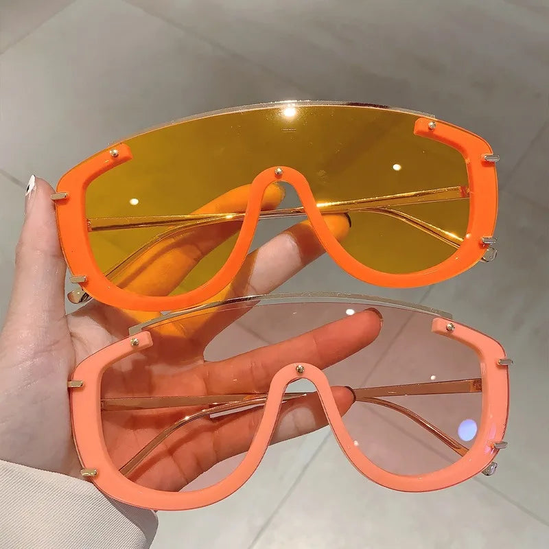 Leopard Stylish Luxury Oversize Sunglasses