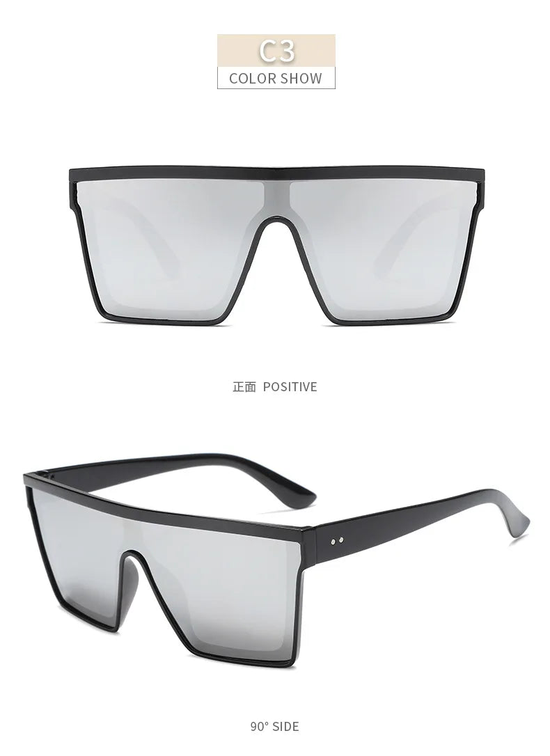 UV400 Square Sunglasses Eyewear