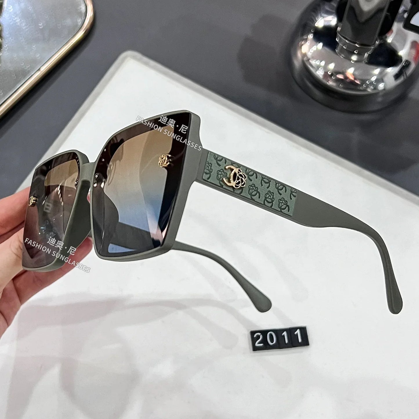 Polarized Square Oversized Sunglasses