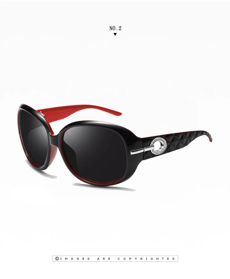 UV400 Retro Diamond Butterfly Sunscreen Glasses