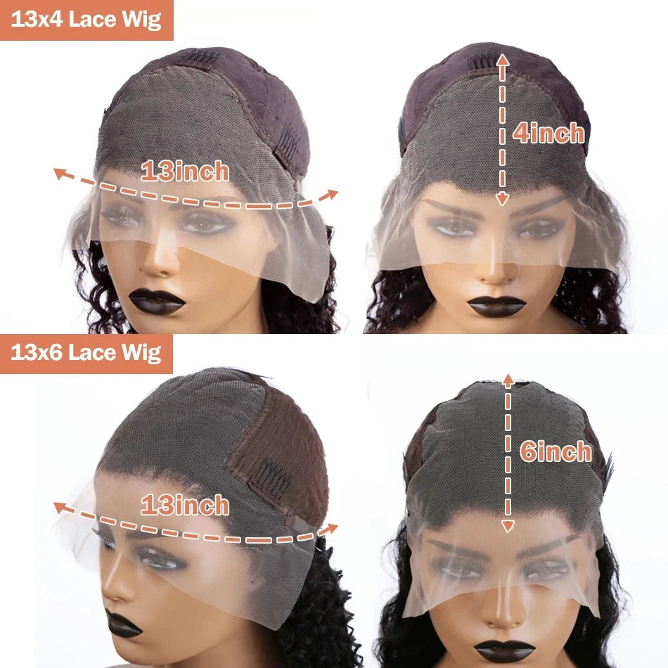 250 Density | 13x6 Bone Straight | Brazilian 13x4 360 Full Lace Front Wig
