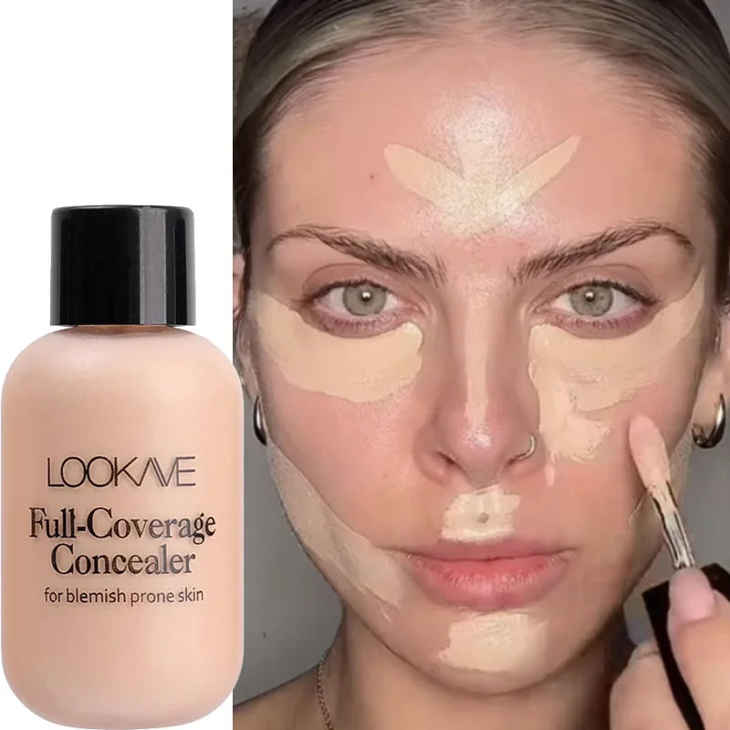 Waterproof  Full Cover Liquid Concealer Cream
