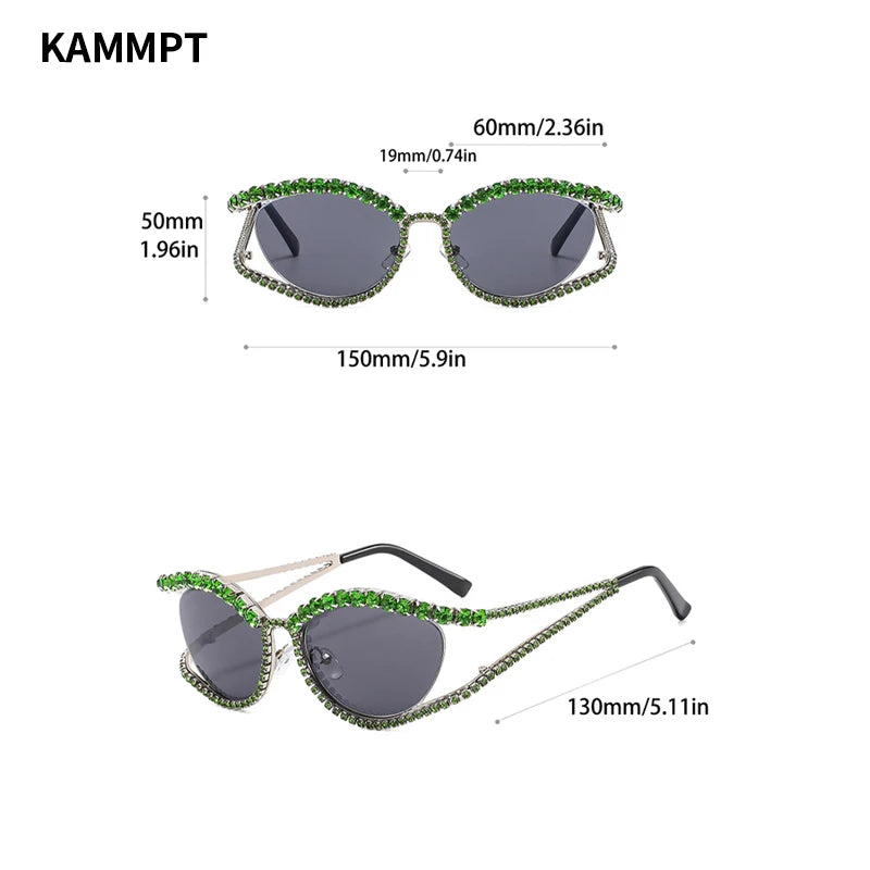 Oval Shades Trendy Luxury Eyewear