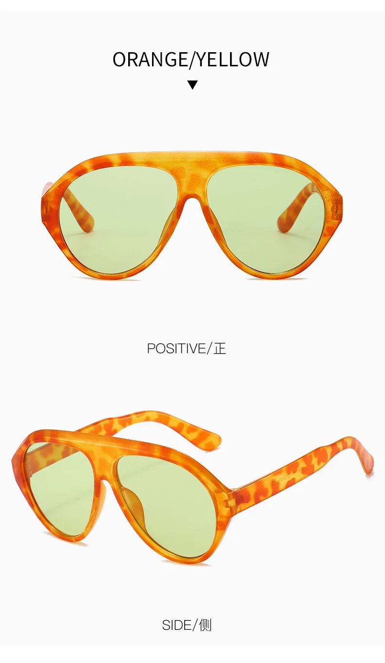 Oval Luxury Trending UV400 Eyeglasses