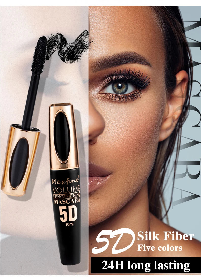 5D Silk Mascara Waterproof and Non-caking