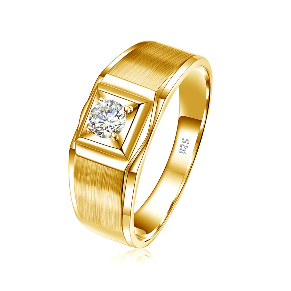 Luxury Heavy Certified Moissanite Ring Gifts