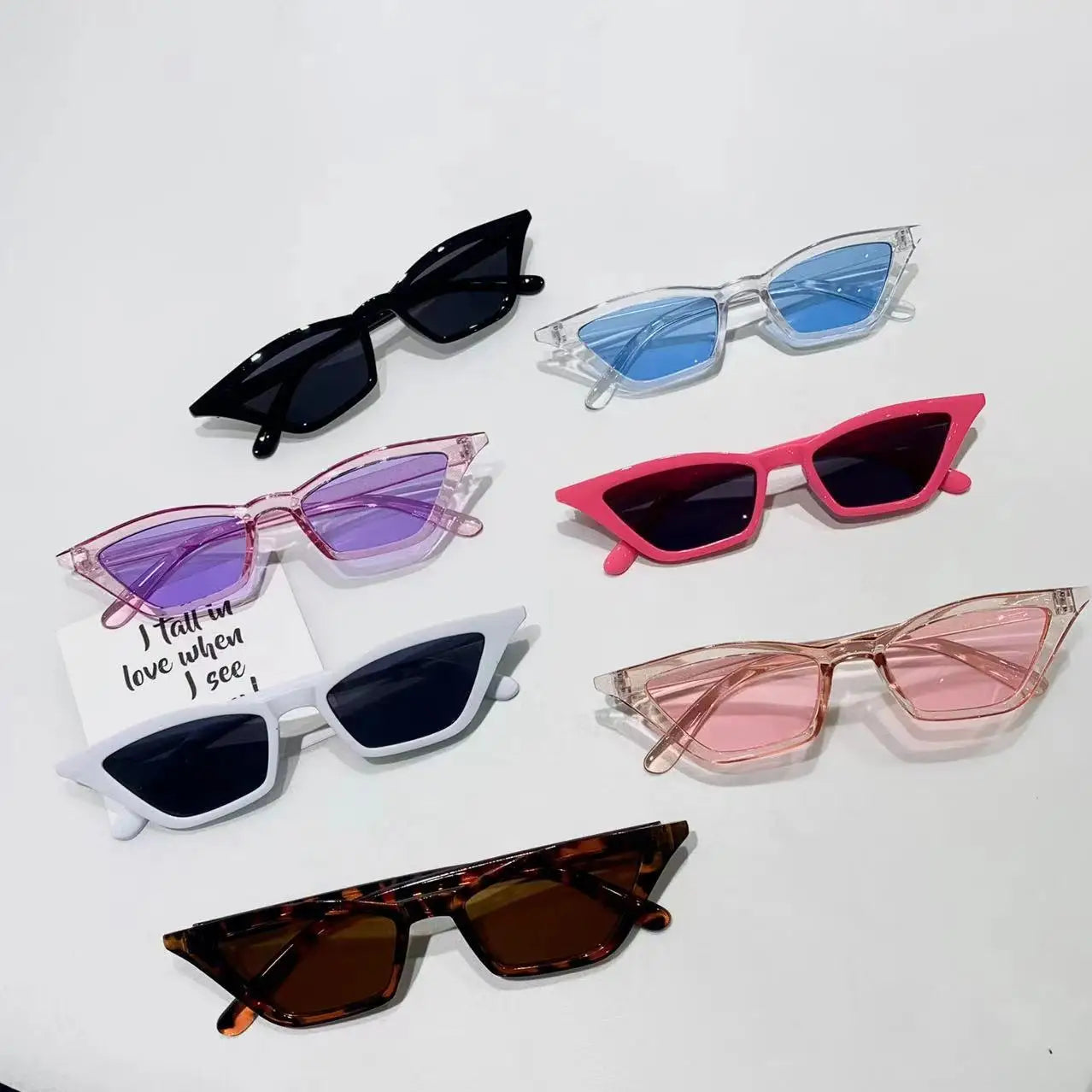 Retro Square Cat Eye UV400