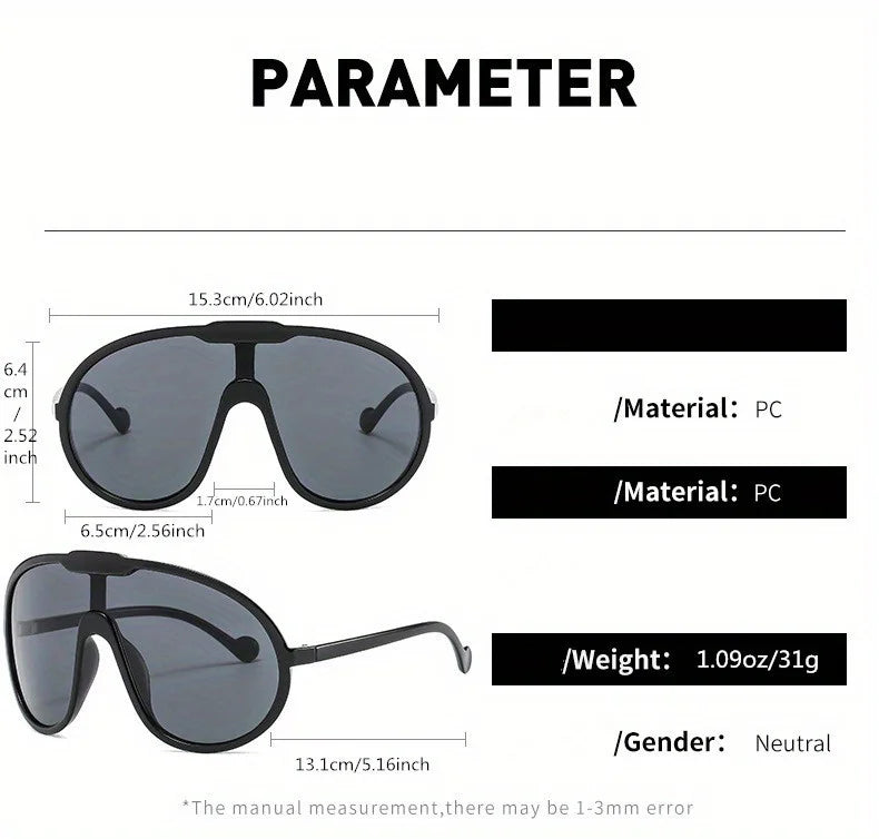 Oversized Square Gradient Shades UV400