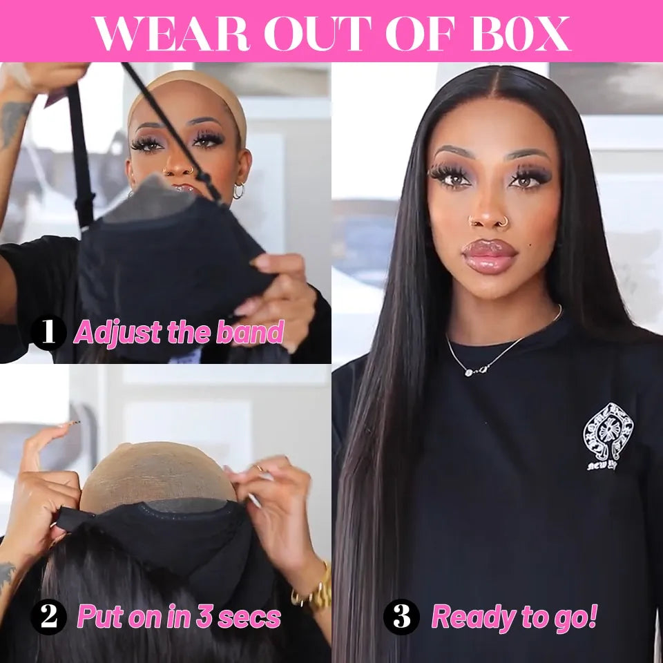 Glueless Malaysian Straight 6x4 HD Lace Closure