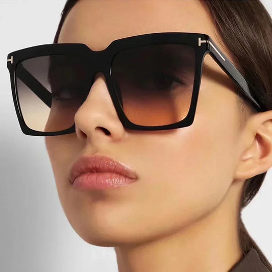 Square Vintage Sunglasses UV400