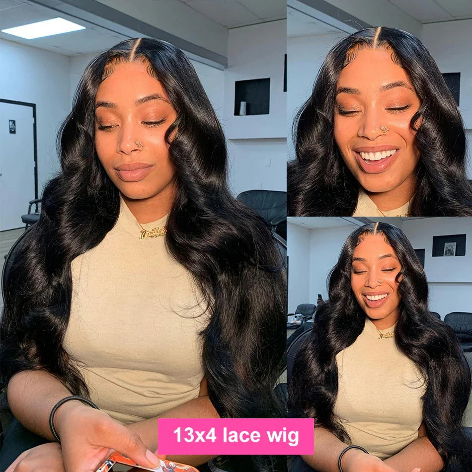 Brazilian 13x6 Human Transparent Lace | 40Inch Loose Wave