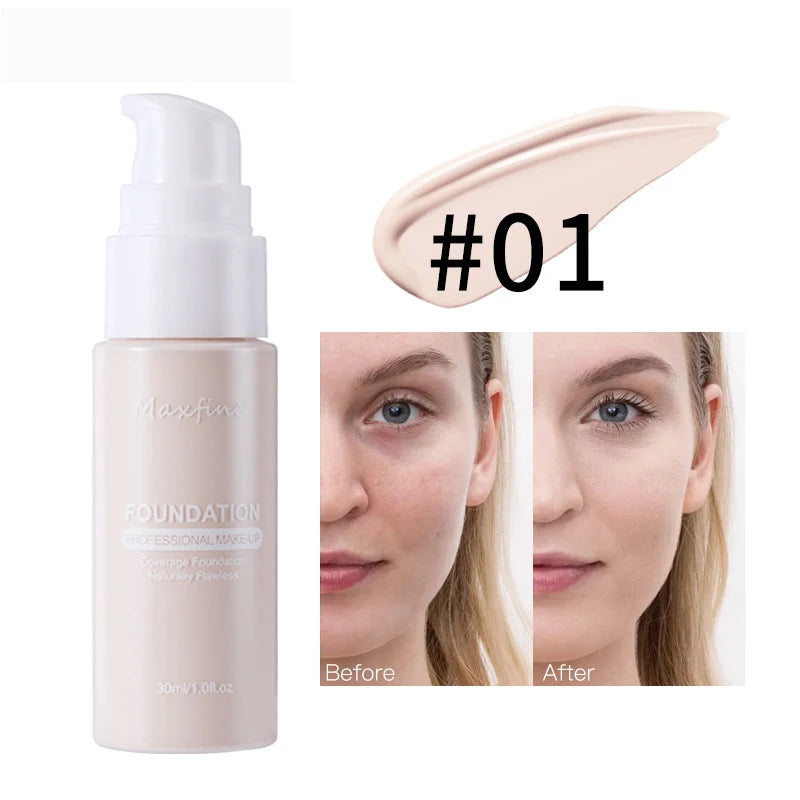 Liquid Foundation Effective | Concealer Waterproof Sweat-resistant