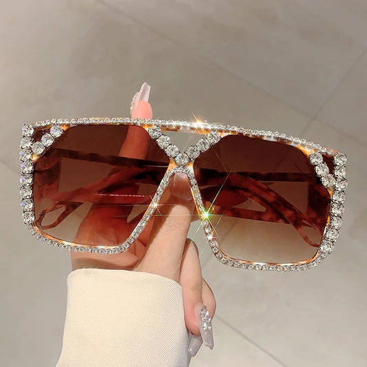 Rhinestone Trendy Decoration Sun Shades